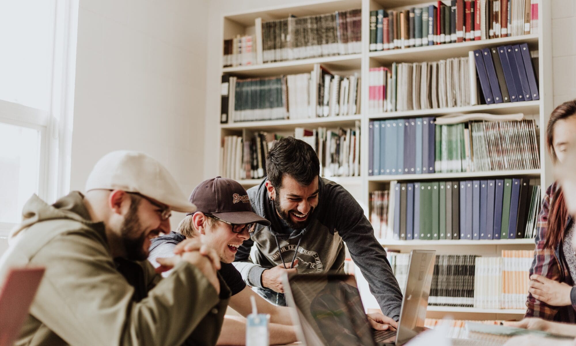 Corporate Teams working in Office