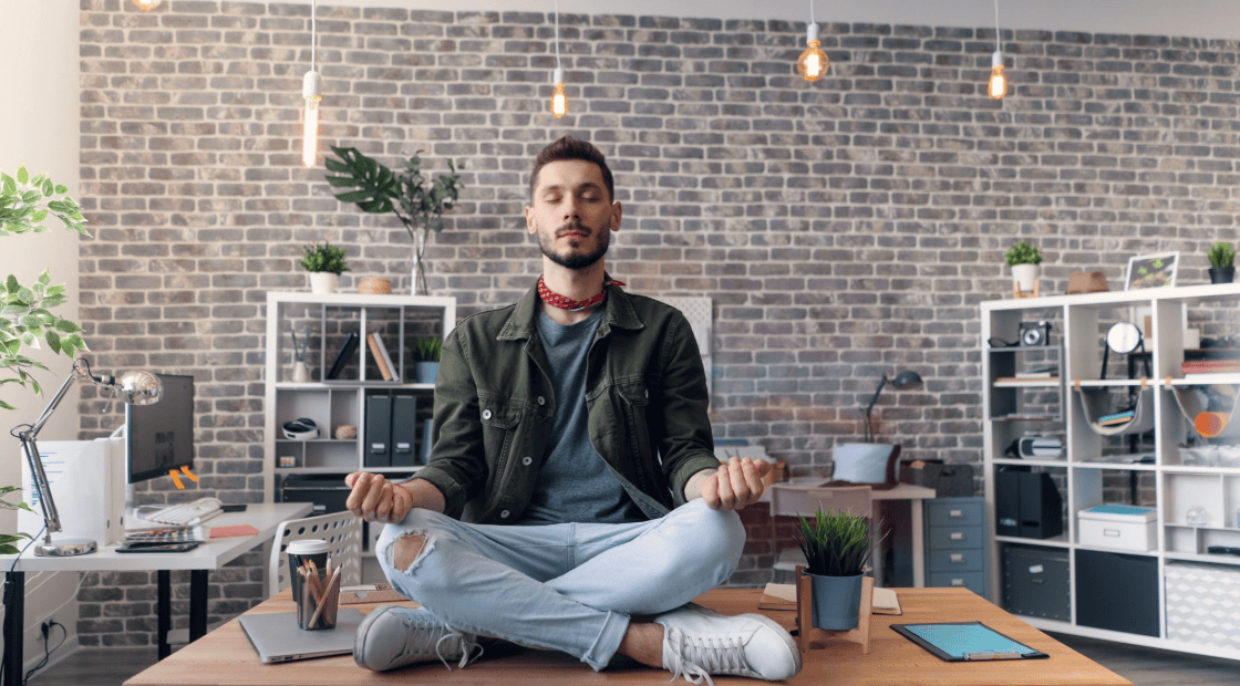 Yoga workplace